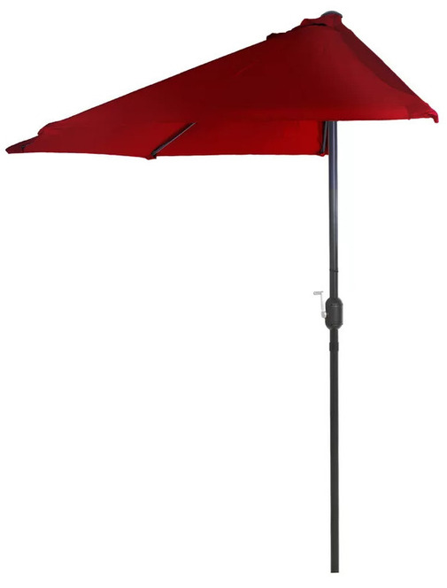 夏日市场的伞，白色的，孤立的背景。