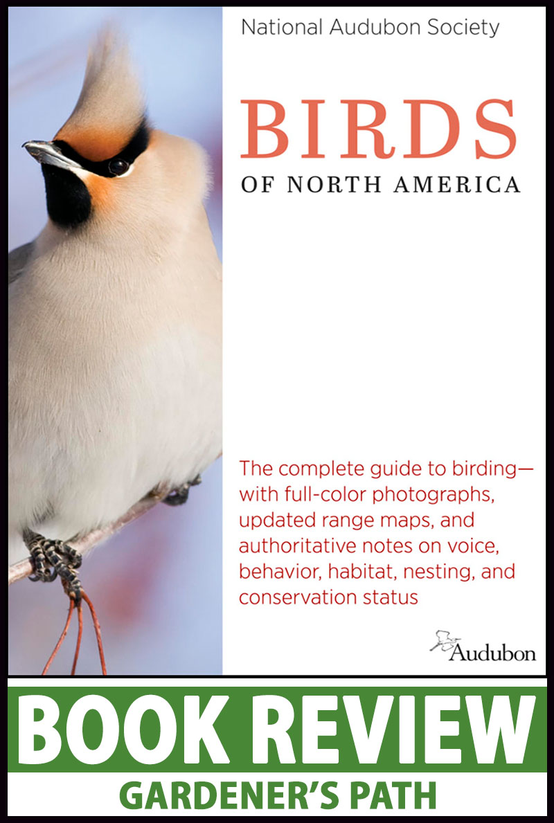 《北美国家奥杜邦鸟类协会》封面的近距离垂直图像，框架底部印有绿色和白色的文字。